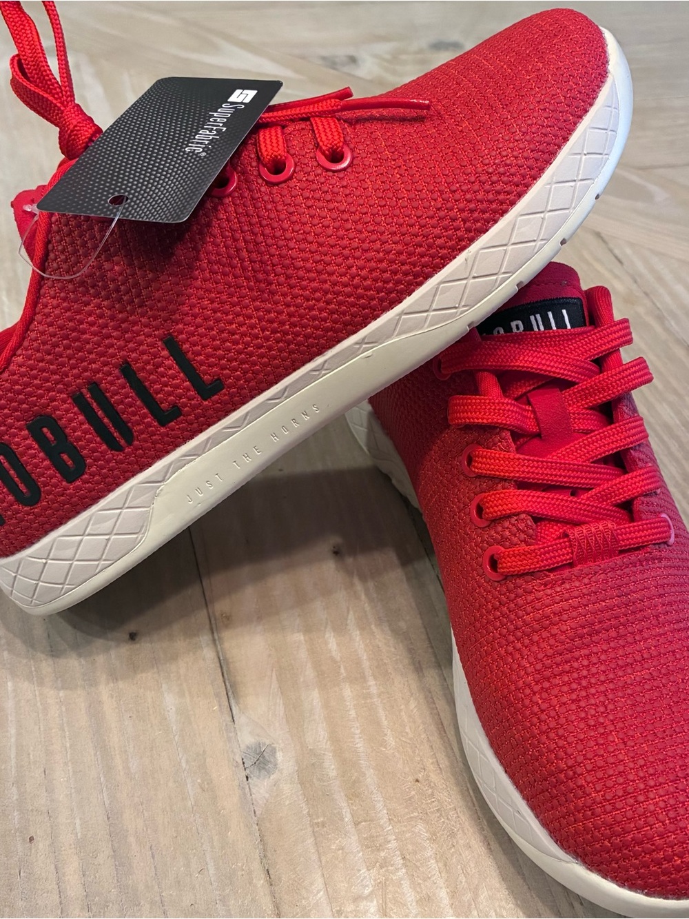 NOBULL Bright Red Knit Trainer